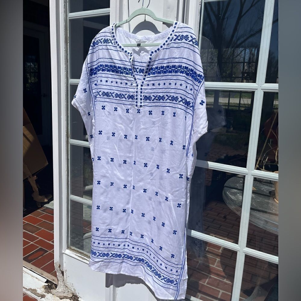 Lucky Brand Embroidered Tunic Dress - Picture 7 of 8